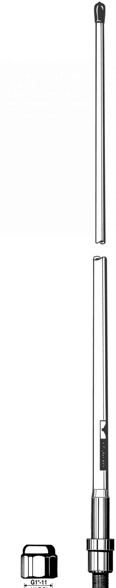 Antenna Procom CXL3-1LW 118-137MHz