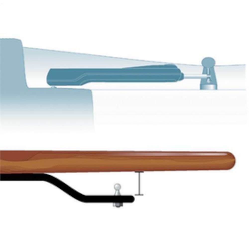 Tiller bracket 60mm (2.4 in)