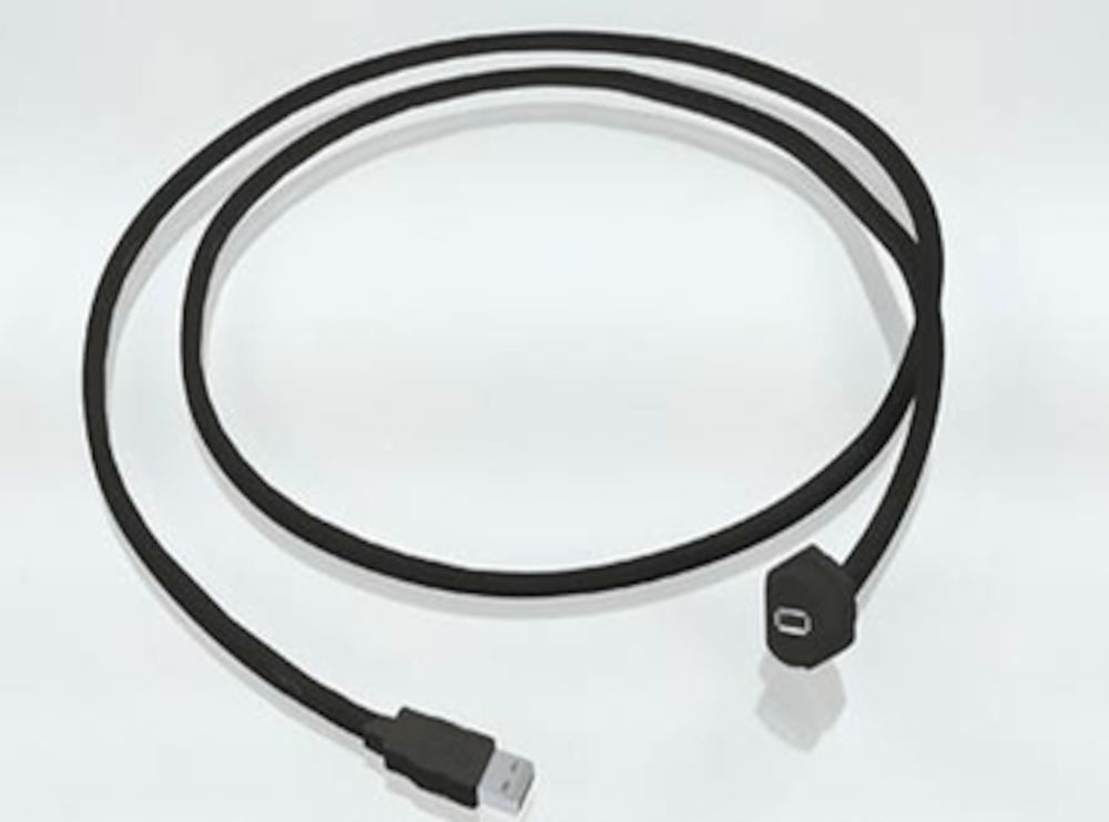 USB PANEL MNT EXTENSION CABLE,1M
