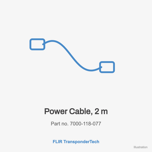 FLIR Power Cable, 2 m (7000-118-077)