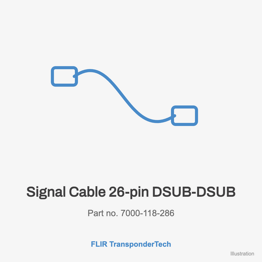 FLIR Signal Cable 26-pin DSUB-DSUB (7000-118-286)