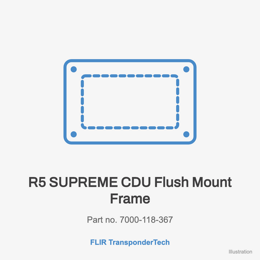 FLIR R5 SUPREME CDU Flush Mount Frame (7000-118-367)