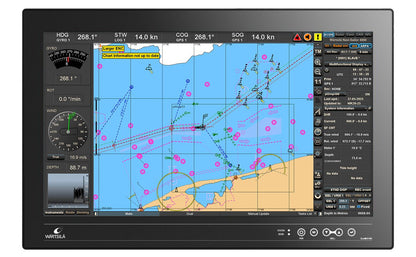 Wärtsilä DuraMON display with Navi-Sailor 4000 ECDIS